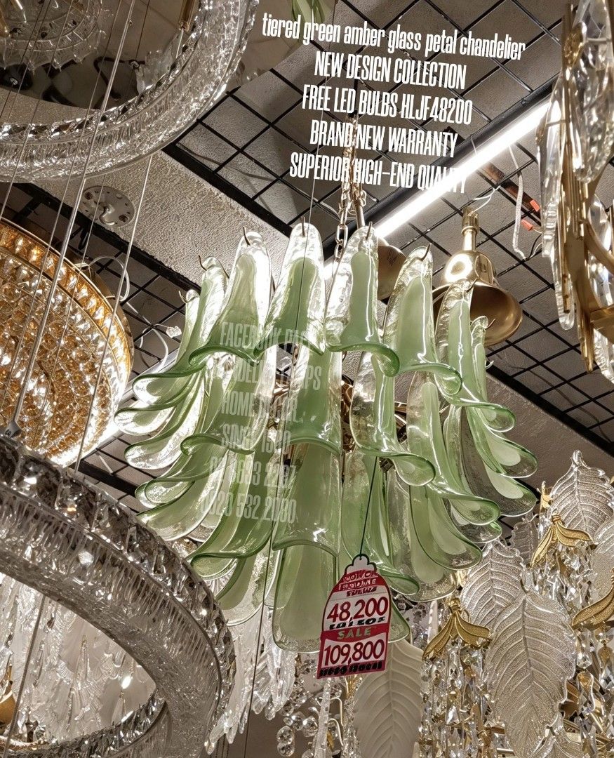Chandelier lamps home decor (Category: Lighting) located in Manila. Submitted by aranyailawan (Listing ID 1465882048, Image 2). Description: 🪬🧿 COLLECTING ORDERS🧿🪬 SAME DAY DELIVERY SHIPPING We're now open to serve you DESIGN ORDER NAME ADDRESS LANDMARK CELLPHONE NUMBER.