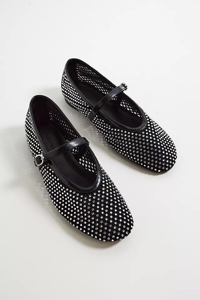 Charles & Keith Maggie Mesh Crystal Mary Jane (Category: Flats & Sandals) located in Quezon City. Submitted by morespace555 (Listing ID 1465869077, Image 1). Description: Worn twice only! Rfs: I bought a similar one from a diff brand.