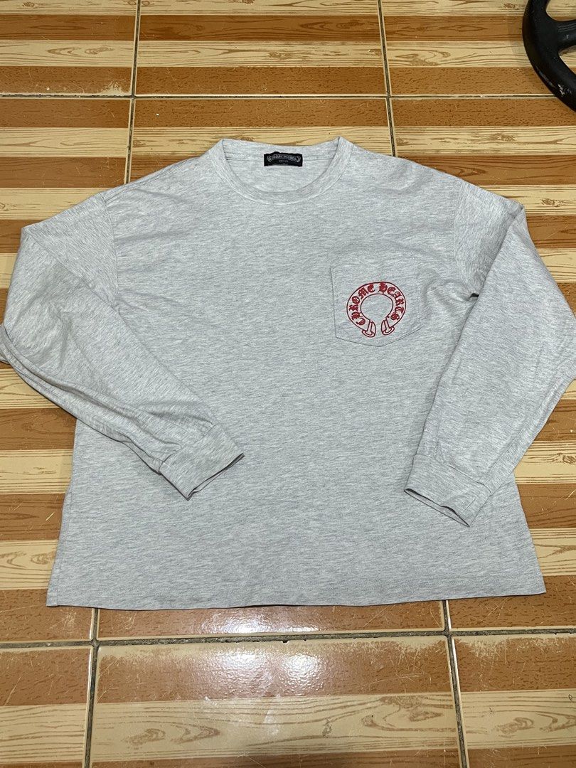 Chrome Hearts Long Sleeve (Category: Hoodies) located in Manila. Submitted by naturalbuyer (Listing ID 1465923307, Image 1). Description: L 27 W 24 Off lang.