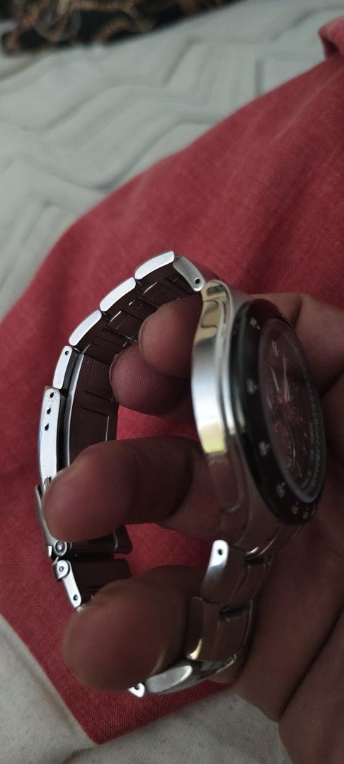 Citizen Eco-Drive Perpetual calendar Chronograph (Category: Men's Watches) located in Makati City. Submitted by ersonsalazar (Listing ID 1465875367, Image 3). Description: FOR SLE!!! Authentic/Original Brand:Citizen Perpetual Calendar Gender:Mens Size:43mm Type:Analog Case shape:Round Case material:Stainless steel Band material:Stainless steel Luminous:Hands and Markers Glass:Mineral crystal(scratch resistant) Model:BL5334-55E Watch Label:Made in
