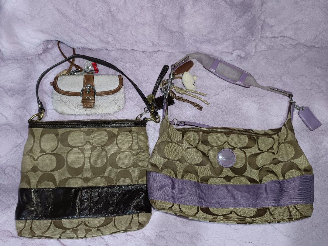 Coach bags and wristlet (Category: Luxury Bags & Wallets) located in Naguilian. Submitted by jonalyndel00622 (Listing ID 1465763797, Image 1). Description: pm me for more details.