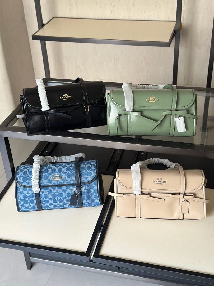 Coach Bridget Flap Shoulder Bag With Bows (Category: Shoulder Bags) located in Manila. Submitted by btdcbagtrendsdcapul.2 (Listing ID 1465763663, Image 2). Description: Inclusion: Tag, Carecard, Paper Bag, Dustbag, Limited stocks only 📩 Dm for inquiries.