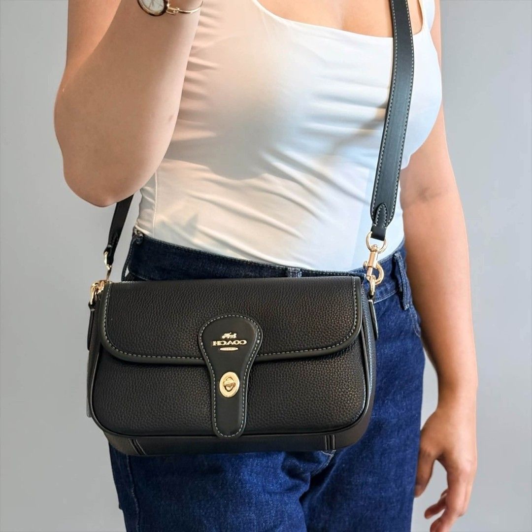Coach Hadley Crossbody in Black (Category: Cross-body Bags) located in Quezon City. Submitted by bagsboutiqueph (Listing ID 1465803307, Image 3). Description: LAST PRICE POSTED. LIMITED STOCKS! BRANDNEW WITH INCLUSIONS. COLOR MAY SLIGHTLY VARY IN ACTUAL DUE TO LIGHTING AND CAMERA SETTING. OTHER PHOTOS WILL BE SEND DURING PURCHASE AND FOR SURE BUYERS ONLY. WHEN IN DOUBT, DO NOT ORDER. THANK YOU..