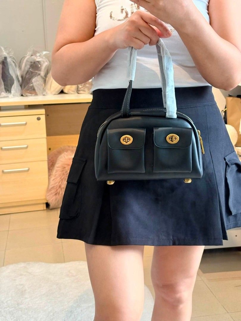Coach Twin Turnlock in Black (Category: Cross-body Bags) located in Quezon City. Submitted by bagsboutiqueph (Listing ID 1465785921, Image 3). Description: LAST PRICE POSTED. LIMITED STOCKS! BRANDNEW WITH INCLUSIONS. COLOR MAY SLIGHTLY VARY IN ACTUAL DUE TO LIGHTING AND CAMERA SETTING. OTHER PHOTOS WILL BE SEND DURING PURCHASE AND FOR SURE BUYERS ONLY. WHEN IN DOUBT, DO NOT ORDER. THANK YOU..