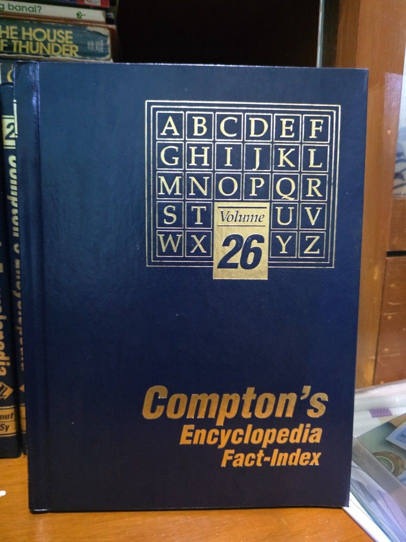 Compton’s Encyclopedia & Fact-Index 1996 Complete 26-Volume Set (Category: Storybooks) located in Quezon. Submitted by sabluviah_ (Listing ID 1465835250, Image 2). Description: FOR SALE: Compton’s Encyclopedia & Fact-Index – 1996 Complete 26-Volume Set. Selling a complete 26-volume set of Compton’s Encyclopedia & Fact-Index, 1996 edition. 📚 Details: • Complete 26 volumes • 1996 edition • Hardcover / hardbound • Complete set — all 26 volumes incl