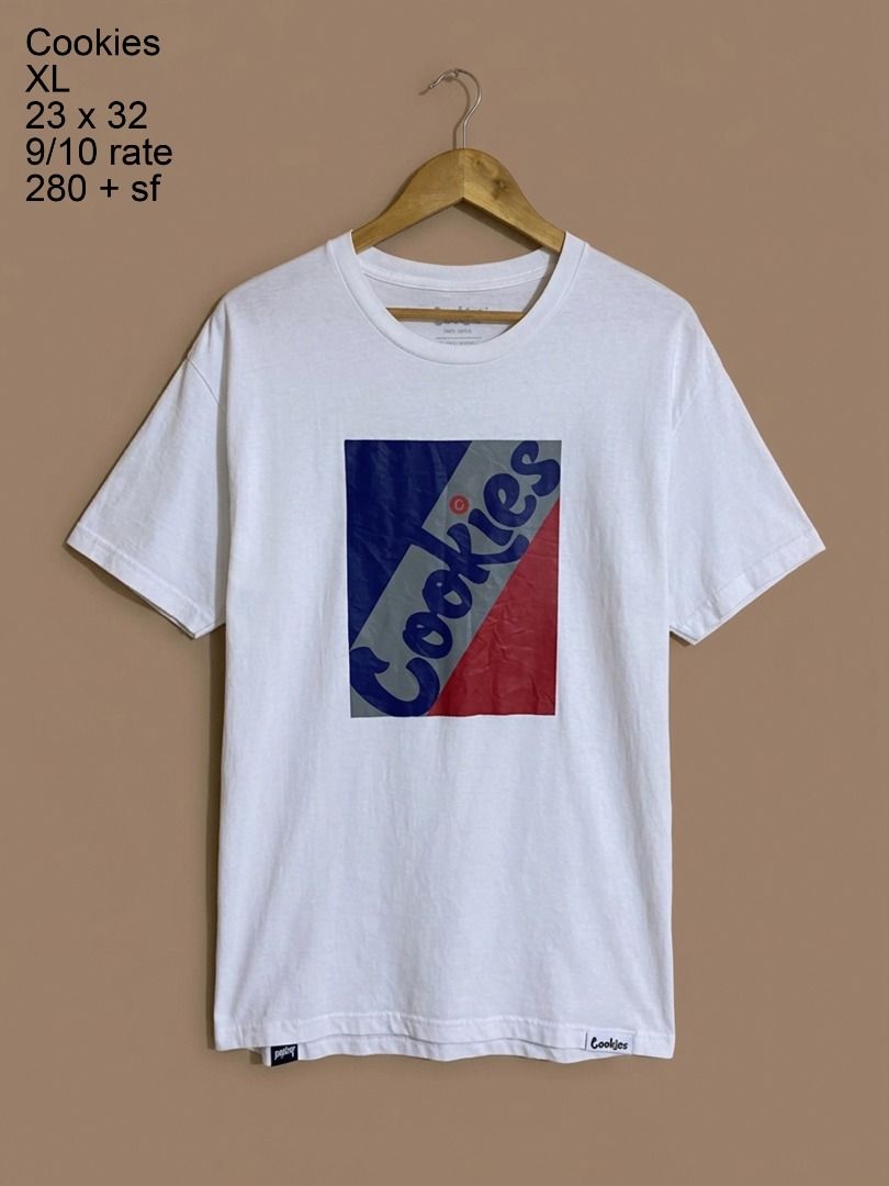 Cookies Errybody Eats White T-Shirt (Category: Tshirts & Polo Shirts ) located in Cadiz. Submitted by thespotcdz (Listing ID 1465839445, Image 1). Description: XL on tag Width 23" Lerngth 32" 9/10 rate .