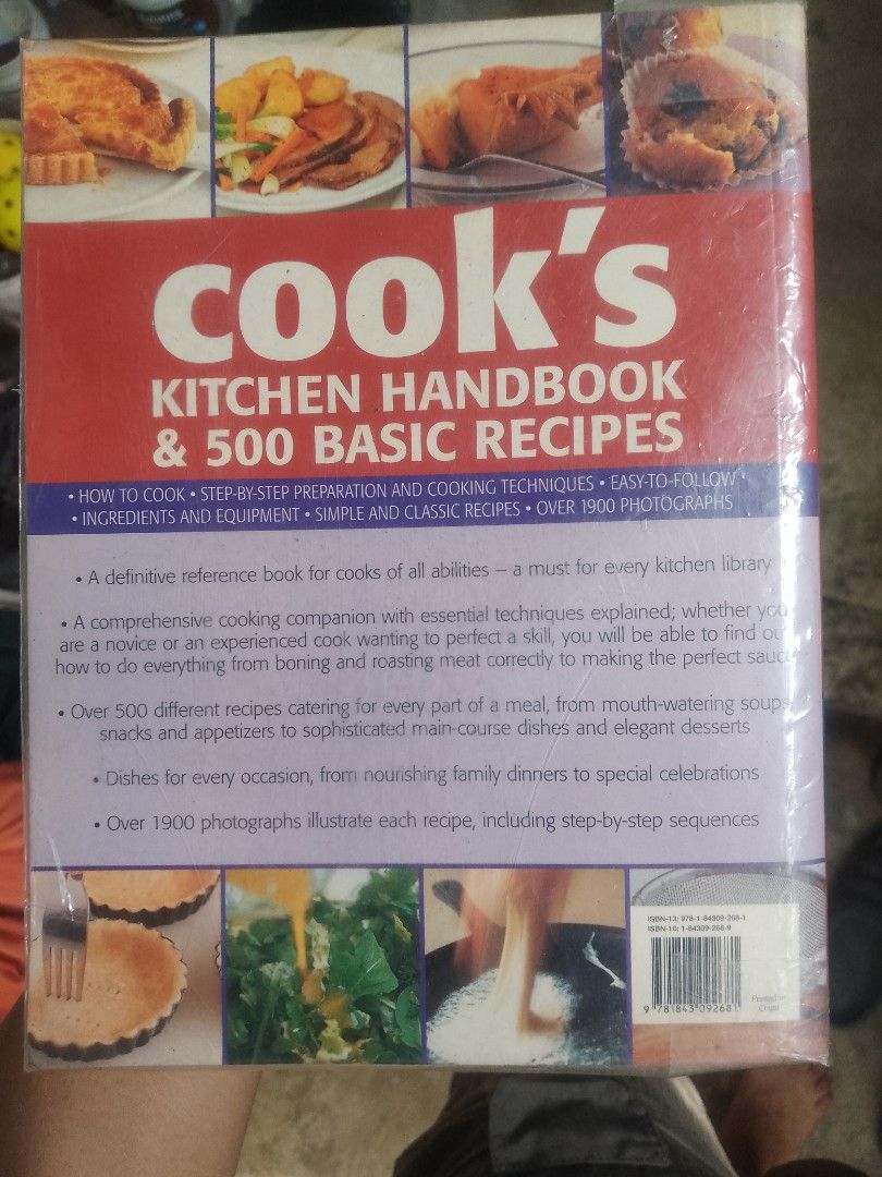 Cook's Kitchen Handbook and Cookbook (Category: Storybooks) located in Bulacan. Submitted by panda.po (Listing ID 1465798440, Image 2). Description: Cook's Kitchen Handbook for sale..Bargain price - Excellent condition - Very heavy and thick book - Comprehensive cooking guide for all skill levels - Selling for only 250 - Over 500 recipes and nearly 2,000 step-by-step photographs - Covers poultry, meat, seafood, pasta, vegetables, eggs, baking, an