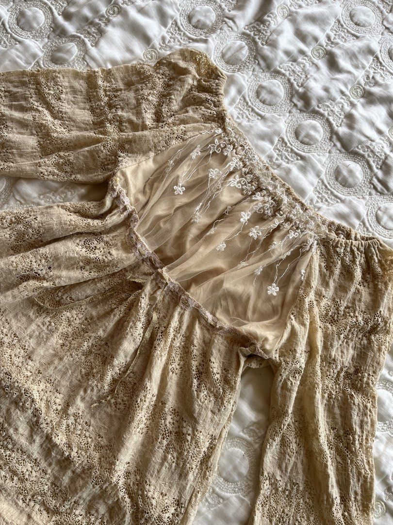 Cream Lace Boho Peasant Blouse (Category: Longsleeves) located in Pagadian. Submitted by primserenity (Listing ID 1465895363, Image 2). Description: .