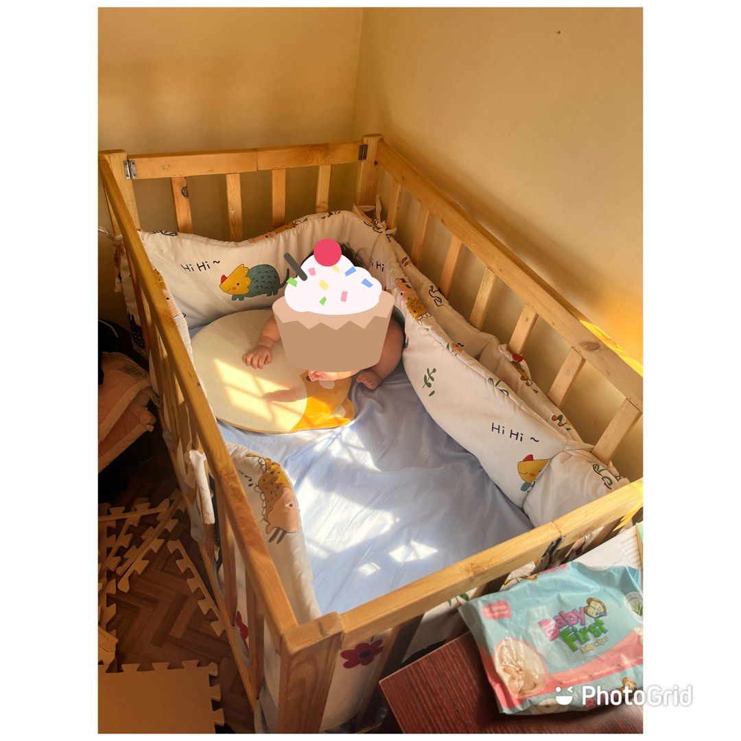 Crib bumper guards | crib side cover (Category: Bed Guards) located in Antipolo. Submitted by yannabels (Listing ID 1465887745, Image 1). Description: Stored properly, used on 2 kids, bumper guard.