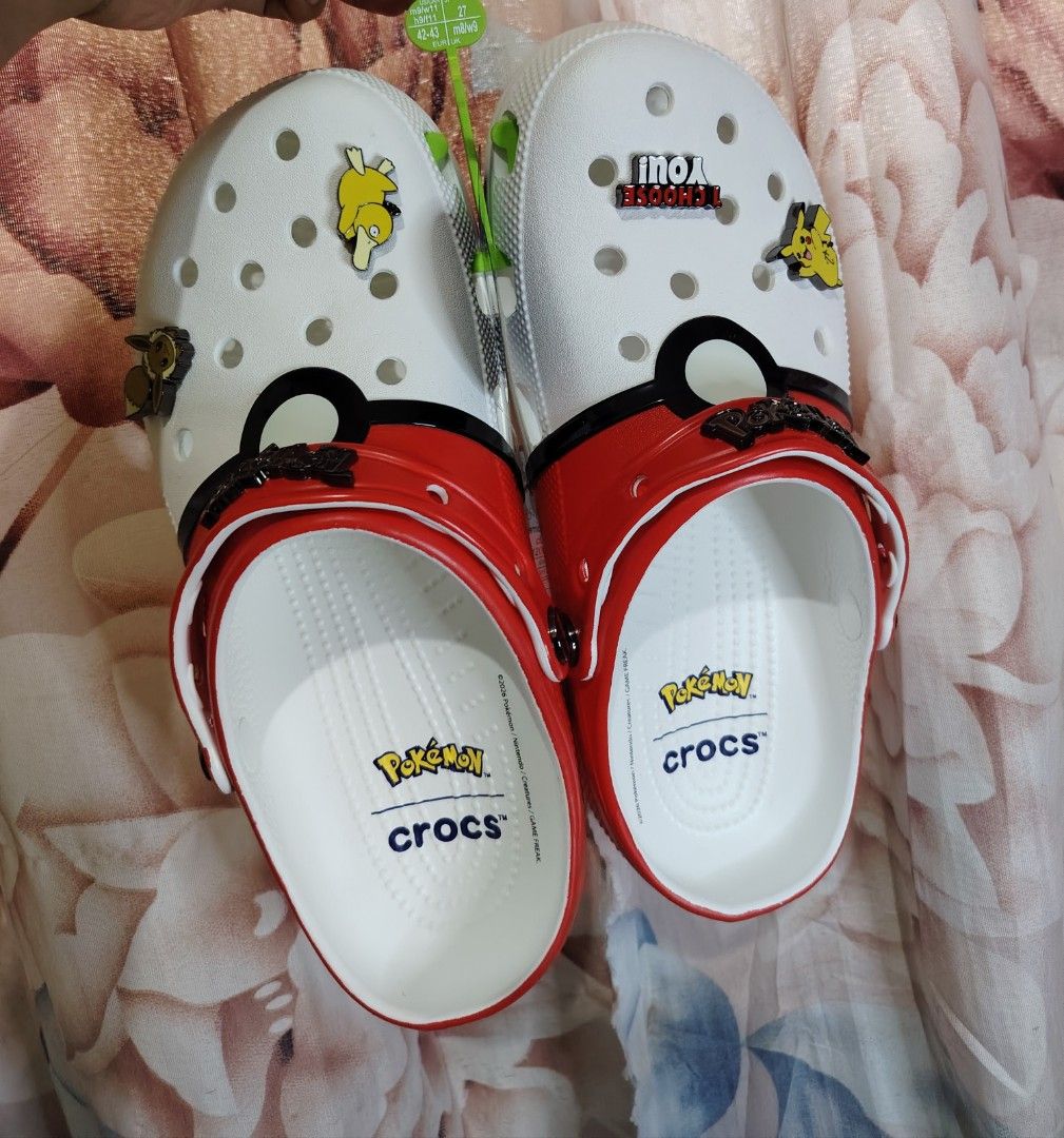Crocs X Pokémon (Category: Casual Shoes) located in Mandaluyong City. Submitted by twovv (Listing ID 1465893673, Image 2). Description: Brand BELOW SRP ORIGINAL MONEY BACK GUARANTEE..