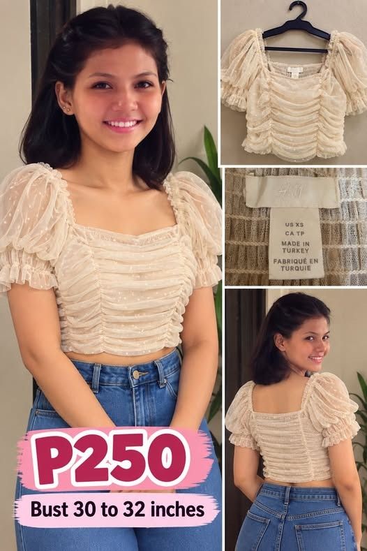 Crop Top (Category: Blouses) located in Makati City. Submitted by bigheartsclothingcom720 (Listing ID 1465888113, Image 1). Description: **CROP TOPS GALORE!** 🌸 Cute, trendy & budget-friendly pieces for your next OOTD! 👚 💗 **Mall quality, pero hindi mall price!** 📦 **We ship nationwide! 🇵🇭** 📩 GCash Payment **Come shop with us and find your next favorite crop top! 💕.