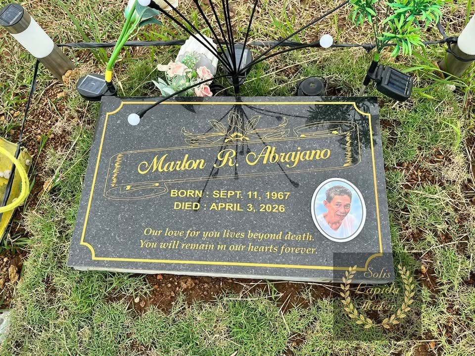 Custom Granite Tombstone (Category: Everything Else Others) located in Tanza. Submitted by kimmyomi (Listing ID 1465799650, Image 3). Description: NALALAPIT NA ANG UNDAS! 🕯️ Napalitan mo na ba ang lumang lapida ng iyong mahal sa buhay? Nag ooffer kami ng abot kayang lapida para sa inyong mahal sa buhay, hindi na kailangan mag alala sa delivery at installation. Kami na ang bahala ☺️ 📍Hassle free transaction 📍Unli layout of picture and lapida 📍