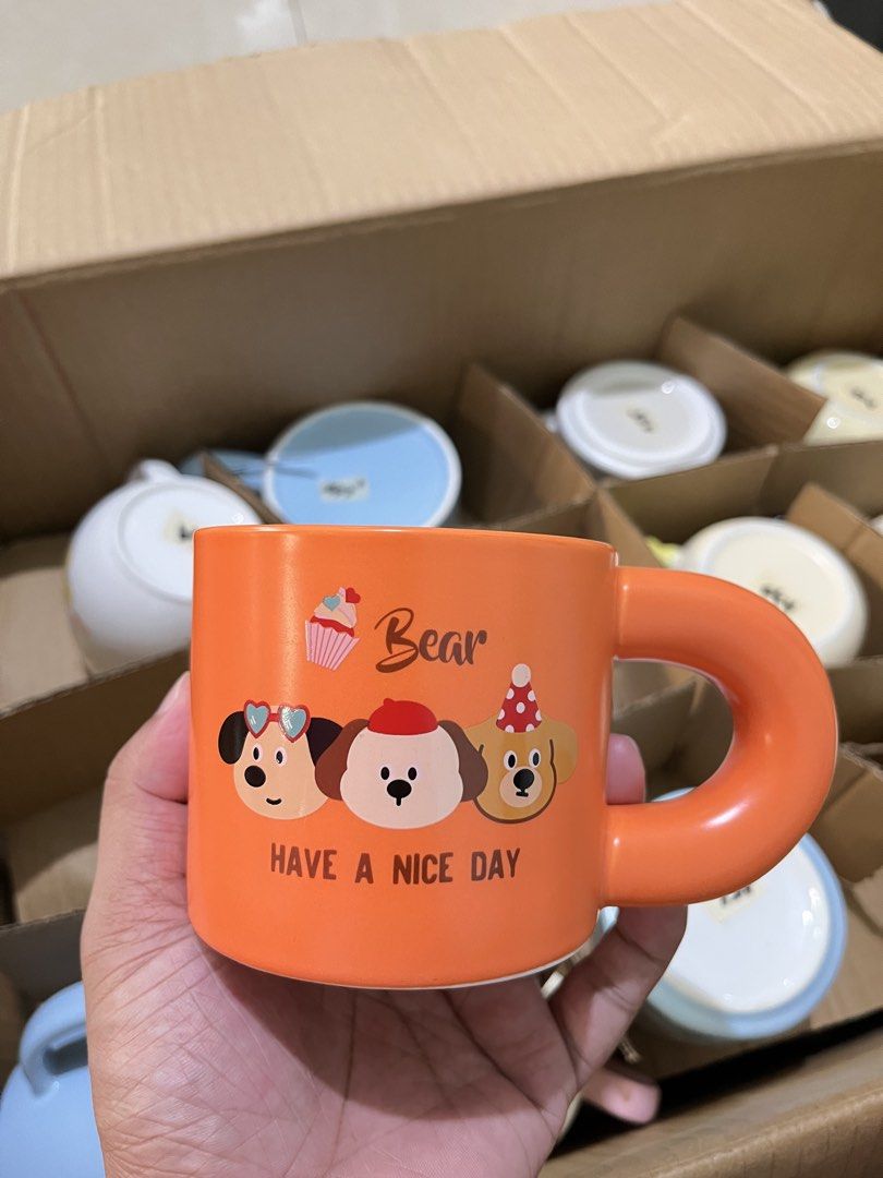Cute ceramic mug (Category: Coffee & Tea Tableware) located in Manila. Submitted by sheiiie (Listing ID 1465795140, Image 2). Description: Cute ceramic mug Brand new Quezon City location ship via jnt & lalamove.