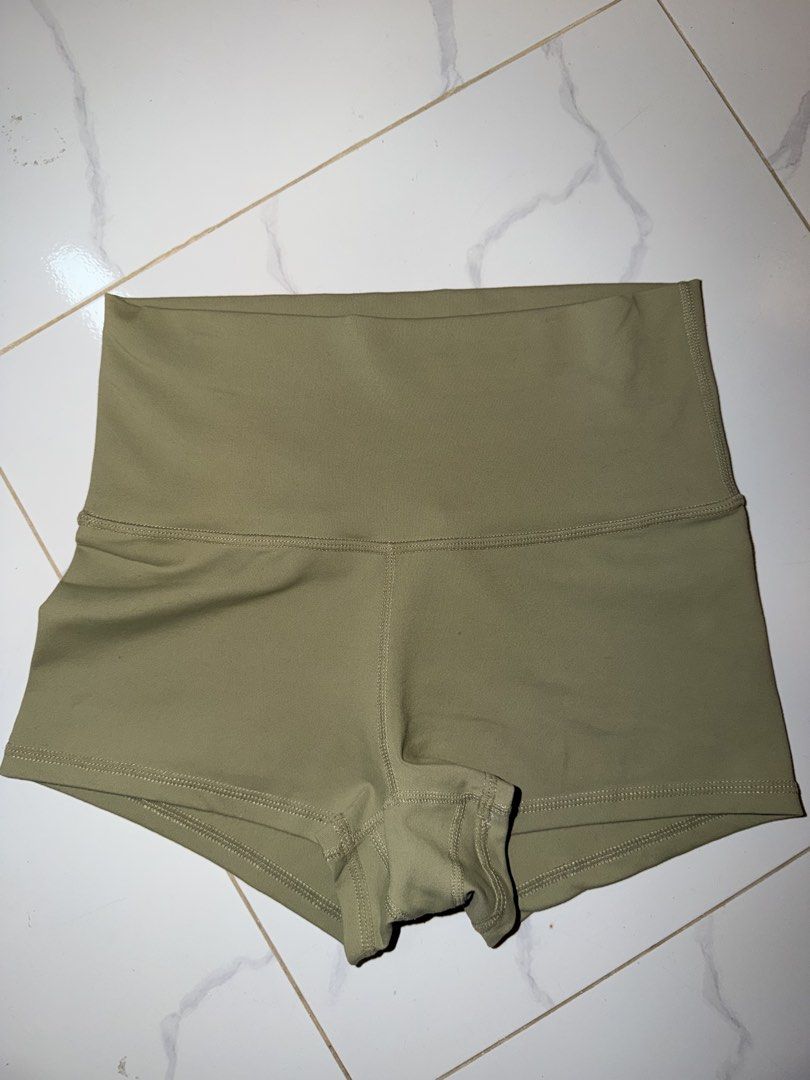 Cycling Active Shorts Olive Green Size XS (Category: Shorts) located in Cabuyao City. Submitted by _pinkvv2000 (Listing ID 1465876834, Image 1). Description: - Brand: LKEXGO - Color: Olive green - Size: XS - Design: High-waist with a wide supportive waistband - Fabric: Super stretchy and comfortable - Ideal for: Gym workouts, running, or casual lounge wear.