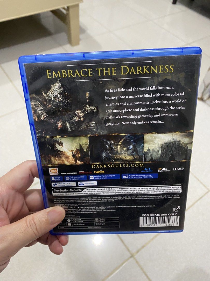 Darksoul 3 (Category: PlayStation) located in Manila. Submitted by willyvertis07 (Listing ID 1465764103, Image 2). Description: Meet up.