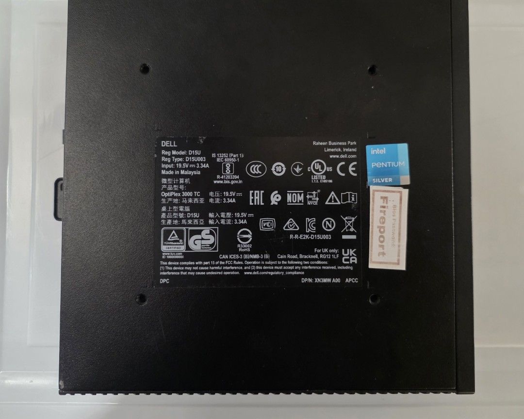 Dell OptiPlex 3000 Thin Client Pentium N6005 8GB 238GB (Category: Desktops) located in Quezon City. Submitted by irvinyow (Listing ID 1465789307, Image 3). Description: Model: Dell OptiPlex 3000 Thin Client - Processor: Intel Pentium Silver N6005 (2.00GHz) - Memory: 8GB RAM - Storage: 238GB SSD - Graphics: Intel UHD Graphics - Connectivity: Multiple USB ports, display ports, and ethernet - Condition: Clean black chassis, excellent working conditi