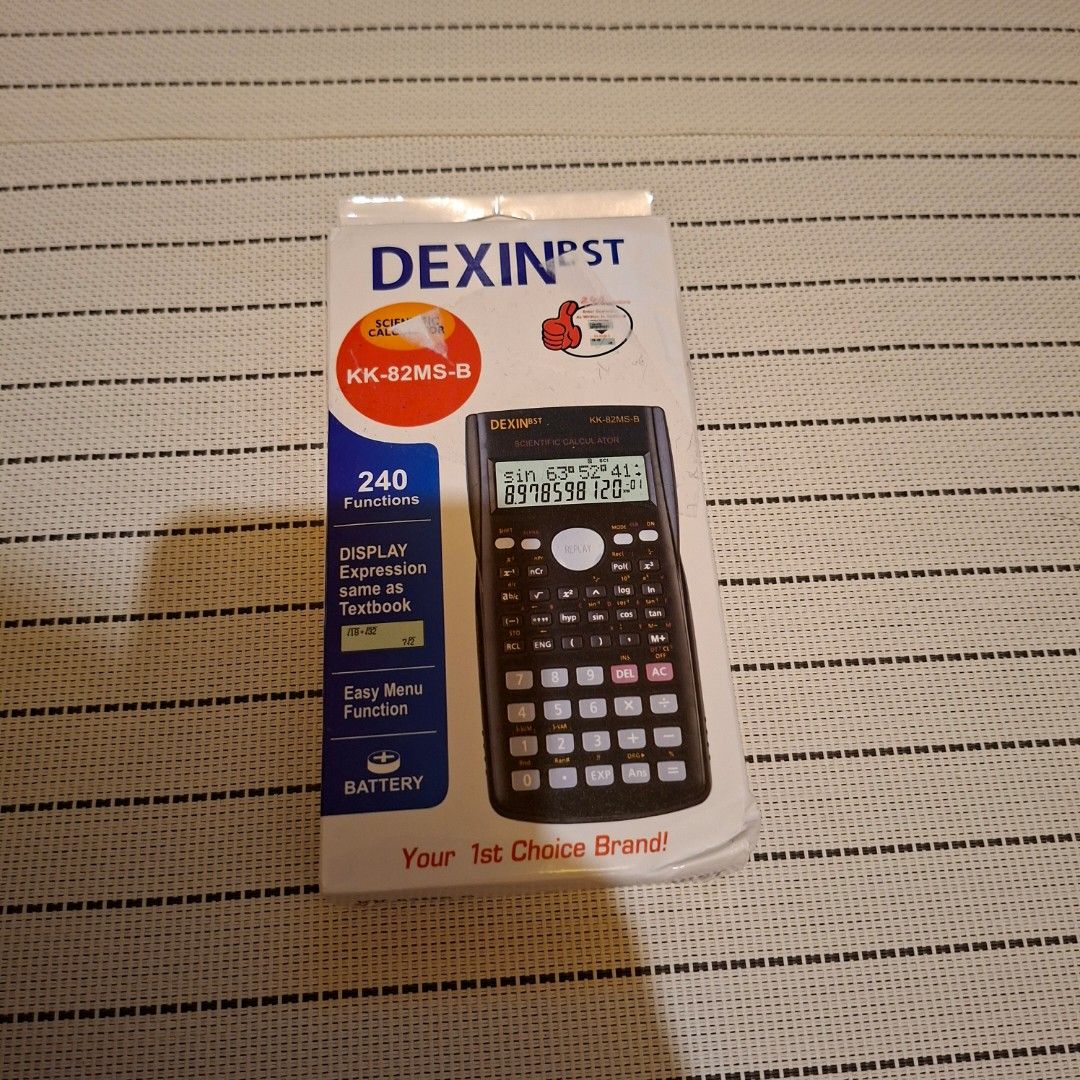 Dexin scientific calculator black casio sharp canon hp deli (Category: Craft Supplies & Tools) located in Pasig City. Submitted by thethinkers (Listing ID 1465760285, Image 1). Description: .