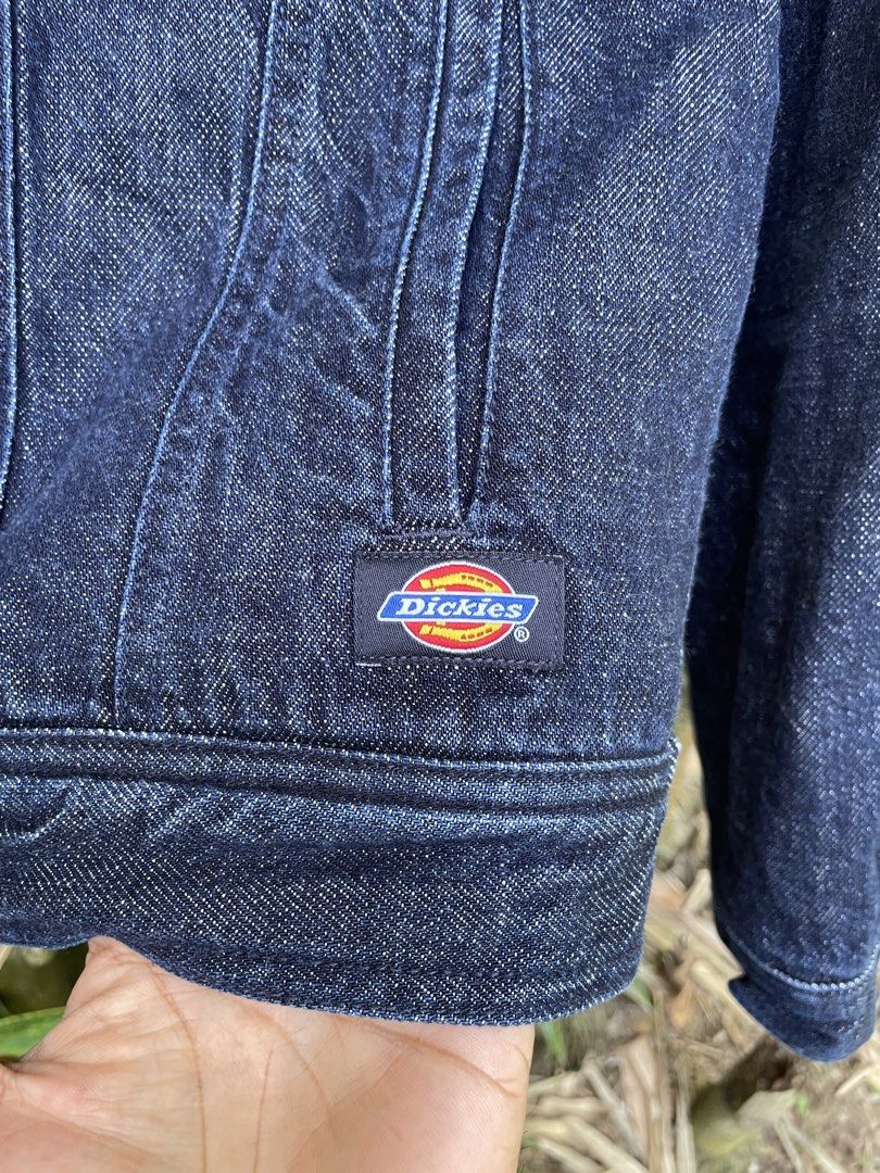 DICKIES SHERPA DENIM JACKET (Category: Coats, Jackets and Outerwear) located in Tacloban City. Submitted by solothriftfinds (Listing ID 1465861895, Image 2). Description: DICKIES SHERPA DENIM JACKET EXCELLENT CONDI SIZE S BEST FIT MEDIUM.
