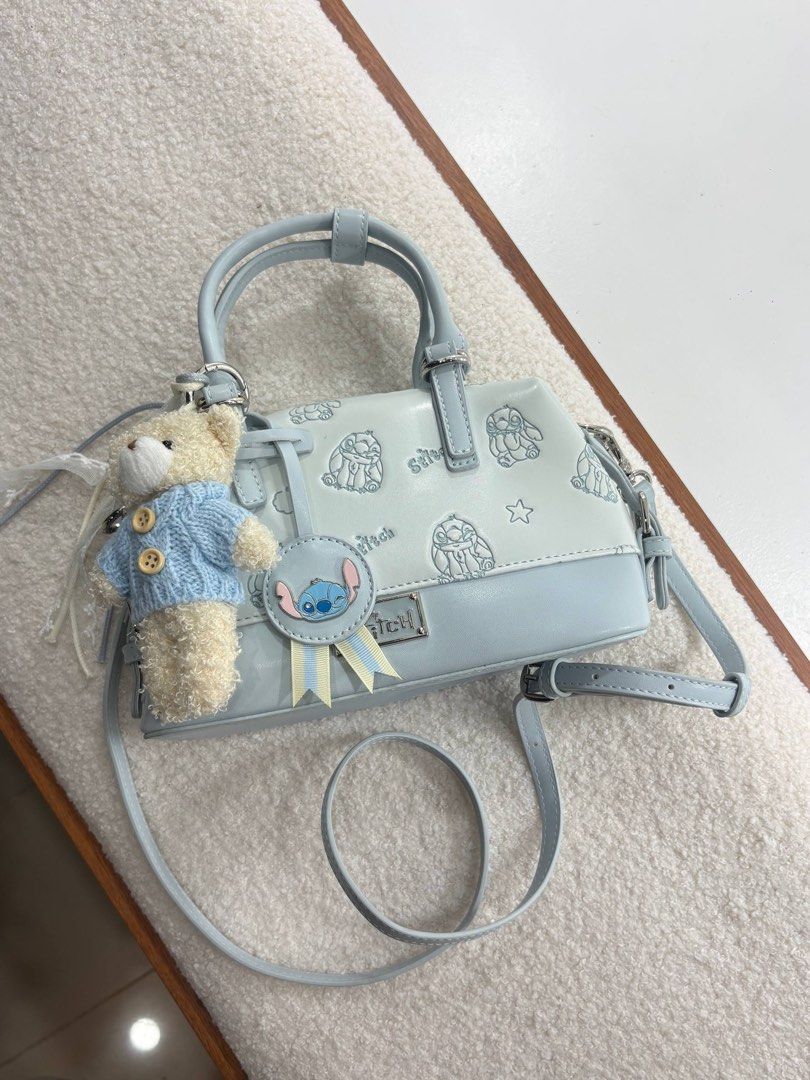 Disney Stitch Bag (Auth) (Category: Cross-body Bags) located in Manila. Submitted by whimsy.finds (Listing ID 1465769983, Image 3). Description: Free Charms Payment first basis via Gcash / Maribank / Maya Ship via Lalamove / JNT *No rush shipping *Open for bulk order.
