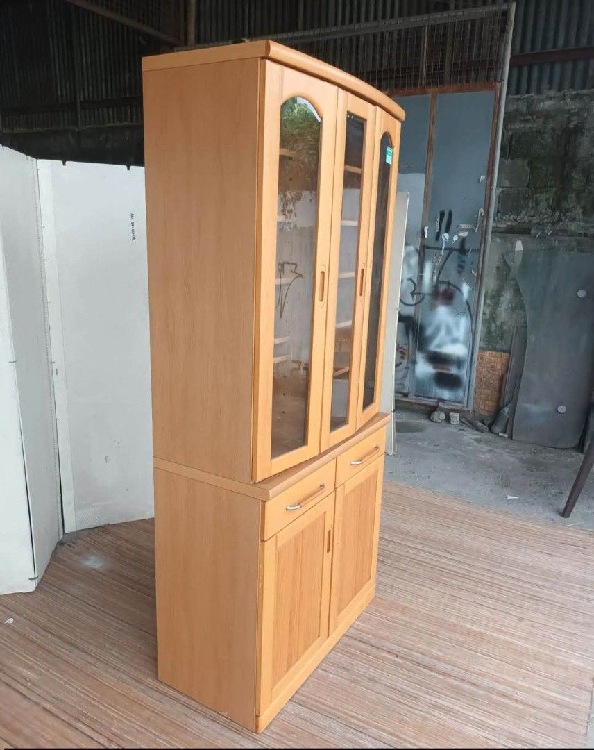 Display Cabinet (Category: Shelves, Cabinets & Racks) located in Meycauayan. Submitted by marygracecasimiro (Listing ID 1465885696, Image 3). Description: Displayer Cabinet L35 x W16 x H77 Price: 11,900♥️ Sale:8,900💜.