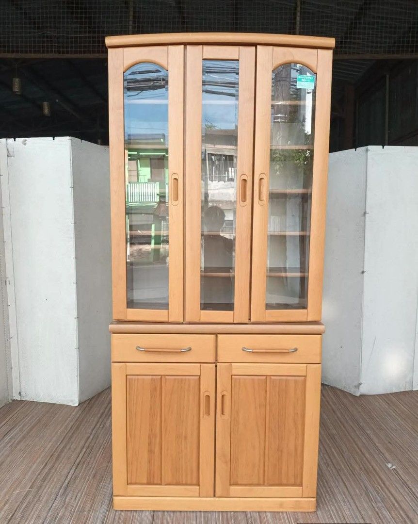 Display Cabinet (Category: Shelves, Cabinets & Racks) located in Meycauayan. Submitted by marygracecasimiro (Listing ID 1465885696, Image 1). Description: Displayer Cabinet L35 x W16 x H77 Price: 11,900♥️ Sale:8,900💜.