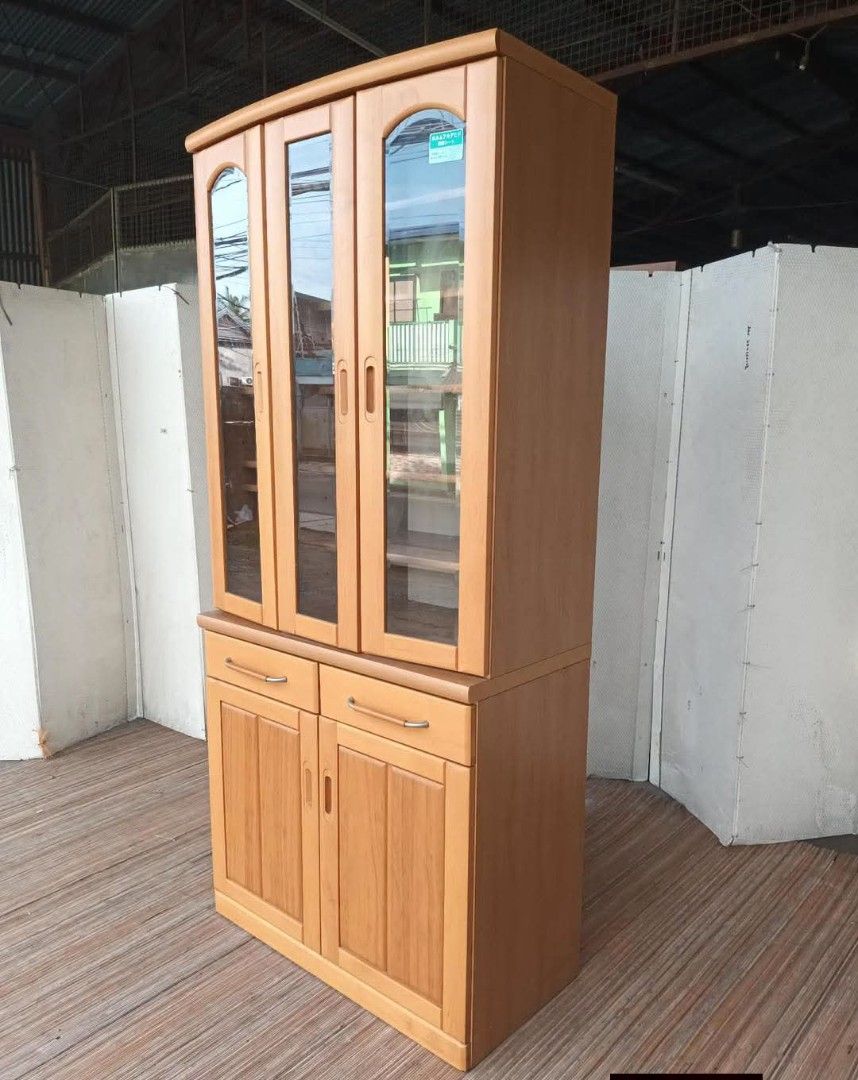 Display Cabinet (Category: Shelves, Cabinets & Racks) located in Meycauayan. Submitted by marygracecasimiro (Listing ID 1465885696, Image 2). Description: Displayer Cabinet L35 x W16 x H77 Price: 11,900♥️ Sale:8,900💜.