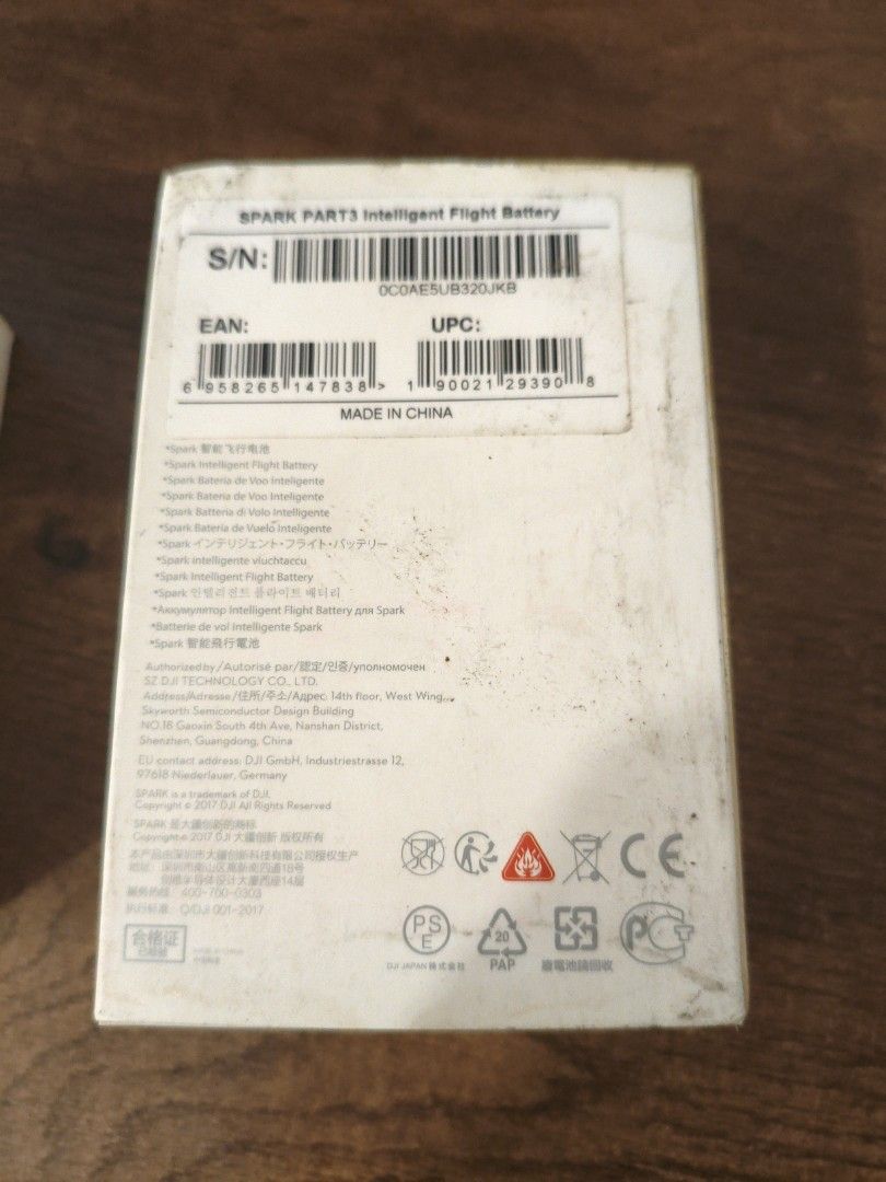 DJI Spark Intelligent Flight Battery (Original) - 2 pcs Available (Category: Cameras) located in Quezon City. Submitted by ferge88 (Listing ID 1465951110, Image 2). Description: Selling original DJI Spark Intelligent Flight Batteries in box. Perfect for expanding flight time or replacing aged batteries wasnt able to use..