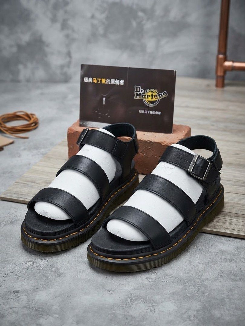Dr. Martens Sandals (Category: Slippers & Slides) located in Makati City. Submitted by iconikarl (Listing ID 1465807201, Image 2). Description: Size US 9 men’s, US 10 women’s on tag Best fits US 8 men’s Authenticity not guaranteed that’s why selling low. With extra shoelace and eco bag but no box..