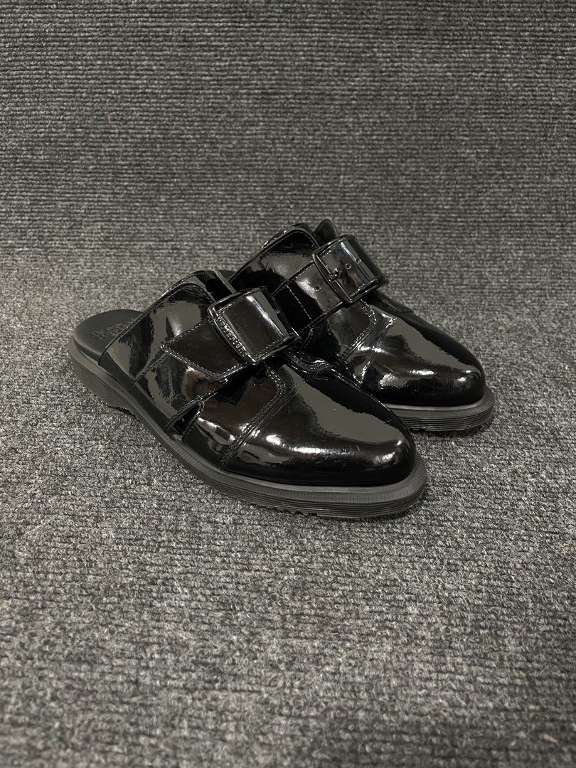 DR. MARTENS NYRO PATENT MULES (Category: Loafers) located in Koronadal. Submitted by dial_9506 (Listing ID 1465897203, Image 1). Description: wts!! 🗣️ DR. MARTENS NYRO PATENT MULES 7 mens / 8 womens / 39 euro / 25 cm -1680php FREE SHIPPING overall pair is in excellent condition will send more detailed pics upon request just dm me 👍🏿 IG : @DIAL9506_ 📍9506 mindanao.