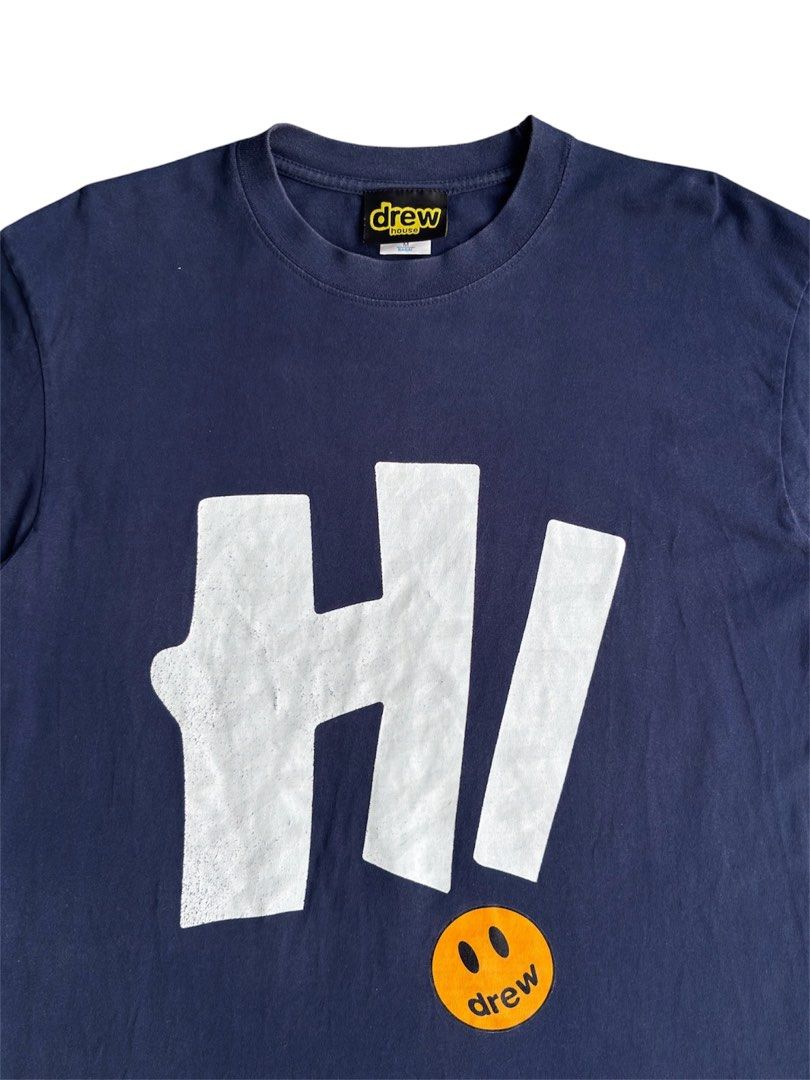 Drew House "Hi" Graphic Tshirt (Category: Tshirts & Polo Shirts ) located in Puerto Princesa. Submitted by 18arc (Listing ID 1465914627, Image 2). Description: Drew House "Hi@" Graphic Tshirt Size: Medium Dimes: 20x26 Price: 350 php only .