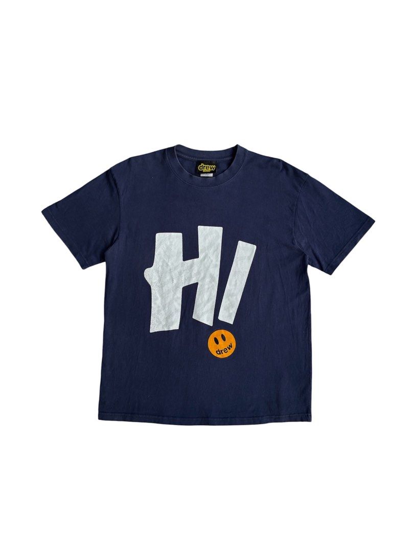 Drew House "Hi" Graphic Tshirt (Category: Tshirts & Polo Shirts ) located in Puerto Princesa. Submitted by 18arc (Listing ID 1465914627, Image 1). Description: Drew House "Hi@" Graphic Tshirt Size: Medium Dimes: 20x26 Price: 350 php only .