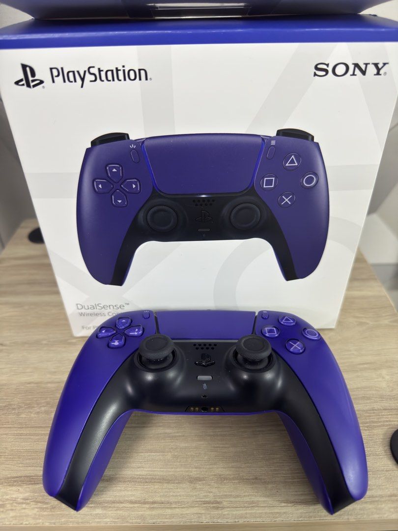 Dualsense purple ps5 controller with box (Category: Controllers) located in Pasig City. Submitted by robbiseraphin (Listing ID 1465946480, Image 1). Description: 🎮 Selling: Dualsense purple ps5 controller with box 💰 For only 2500 php! —————— 📱PM me if you have any questions .