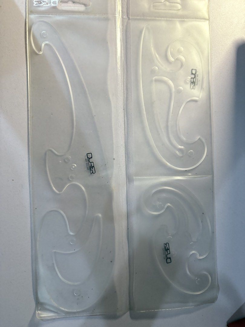 Durer French Curves Set (Category: Stationery & School Supplies) located in Manila. Submitted by sanjgeroni98139 (Listing ID 1465914664, Image 1). Description: Never been used. Negotiable.