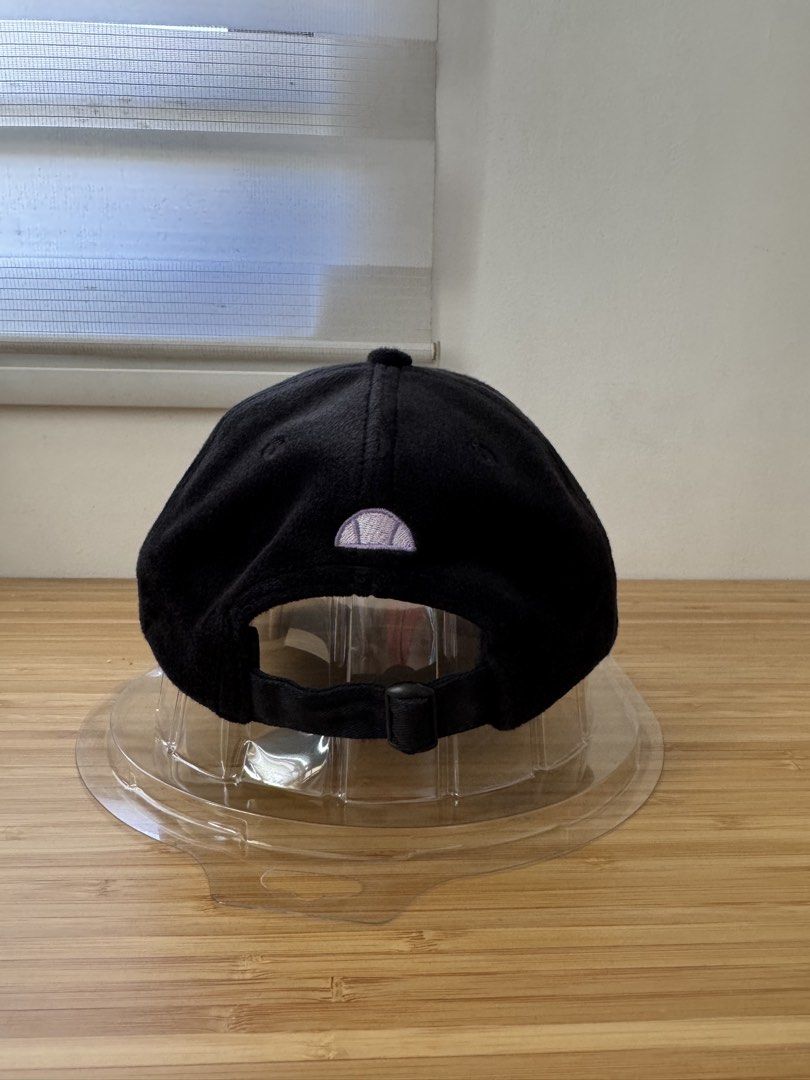 Ellesse Heritage Margi Cap Black (Category: Hats & Beanies) located in Makati City. Submitted by the.archives (Listing ID 1465825598, Image 2). Description: - Brand: Ellesse Heritage (Margi Cap) - Color: Black with white embroidered script logo - Details: Small embroidered logo at the back, clean interior tag, and branded seam taping - Material: 100% polyester shell - Fit: Adjustable strap closure for a custom fit - Condition: Brand new / Excelle