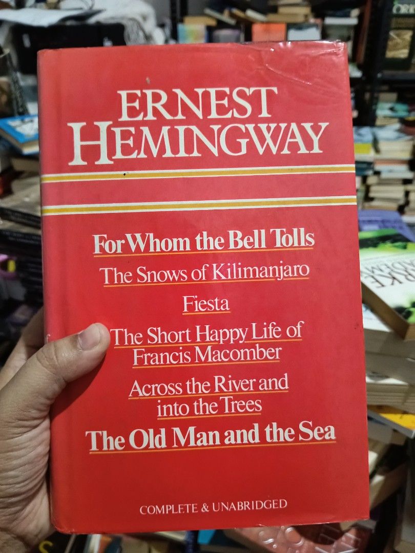 Ernest Hemingway OMNIBUS ( Hardcover Preloved) (Category: Storybooks) located in Luna. Submitted by bookmine (Listing ID 1465900532, Image 1). Description: .