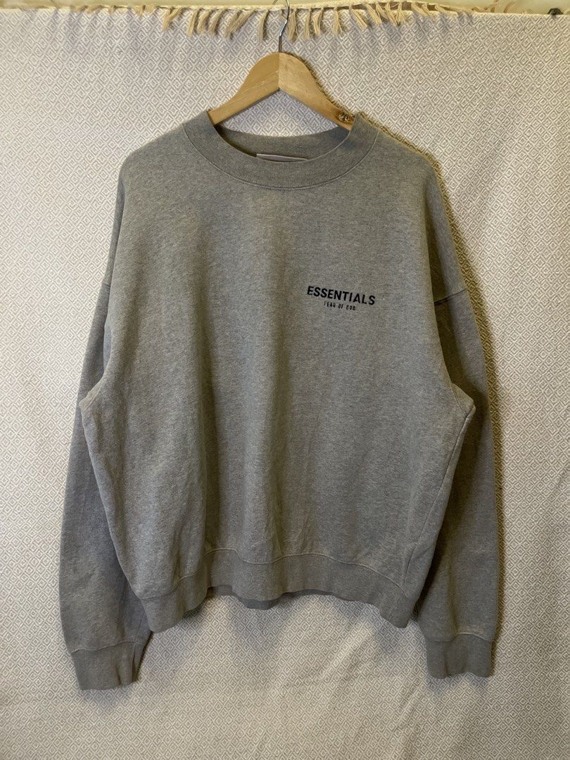 Essentials fog crewneck (Category: Tshirts & Polo Shirts ) located in Manila. Submitted by hypestock_mnl (Listing ID 1465805025, Image 1). Description: - stylish - perfect for casual wear - great fit - in good condition - minimal signs of usage - 9/10 - money worth! - see pics for details/issue.