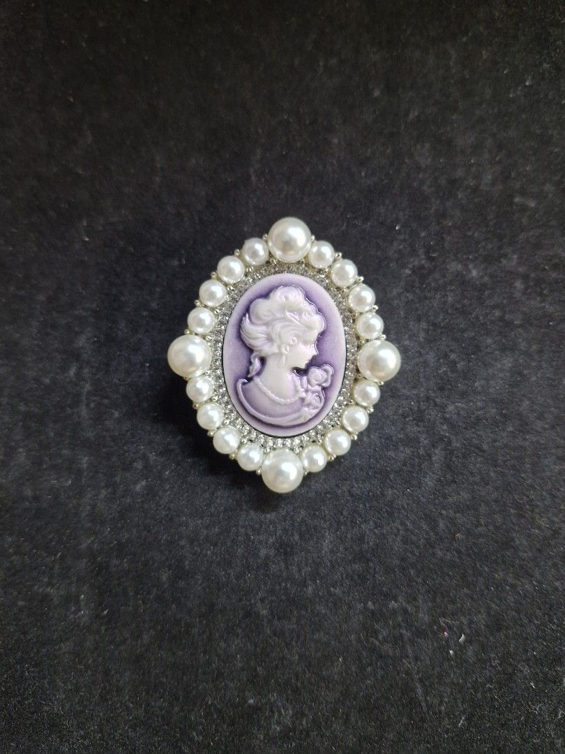 Estelle's Royal Brooch 5 (Category: Brooches) located in Taguig. Submitted by mommaschoice (Listing ID 1465777229, Image 1). Description: Brand New Beautifully crafted design Embossed design Adorned w/ faux pearls Lightweight won't damage the fabric Ships nationwide.