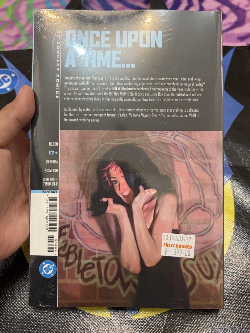 Fables: No More Happily Ever After DC Compact Comics (Category: Comics & Manga) located in Caloocan City. Submitted by percyreads (Listing ID 1465872548, Image 2). Description: Condition: Opened, read once with original Fully Booked price tag at the back.