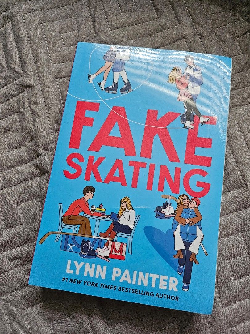 Fake Skating by Lynn Painter paperback book (Category: Storybooks) located in Manila. Submitted by maggiesilang (Listing ID 1465787218, Image 1). Description: - Title: Fake Skating - Author: Lynn Painter (#1 New York Times bestselling author) - Format: Paperback - Design: Bright blue cover with illustrated characters and bold red typography - Condition: Clean pages, like new - Perfect for contemporary romance fans.
