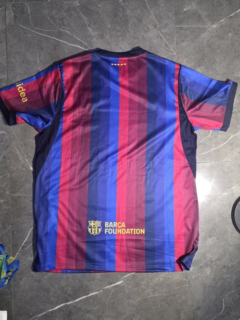 FC Barcelona Football jersey (Category: Activewear) located in Rizal. Submitted by caloyolo (Listing ID 1465945413, Image 2). Description: Width 22in Length 30in XL on tag Complete wash tag Plus sf.