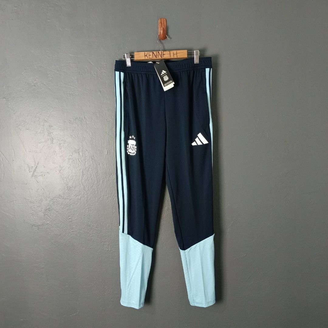 For Men - Adidas x Argentina - Training Pants (Category: Joggers) located in Bacolod City. Submitted by drop.ph (Listing ID 1465882603, Image 1). Description: Adidas - Argentina 26 Tiro Training Pants Authentic *Ankle zipped, Slim Fit *Fits 30-32, Length - 37.5 *Brand New w Tags *Price: 1,295php *Add SF if outside Bacolod City *These are bought Brand New from the store, they are not thrifted Selling below srp SRP: 2,700php LAST PIECE .
