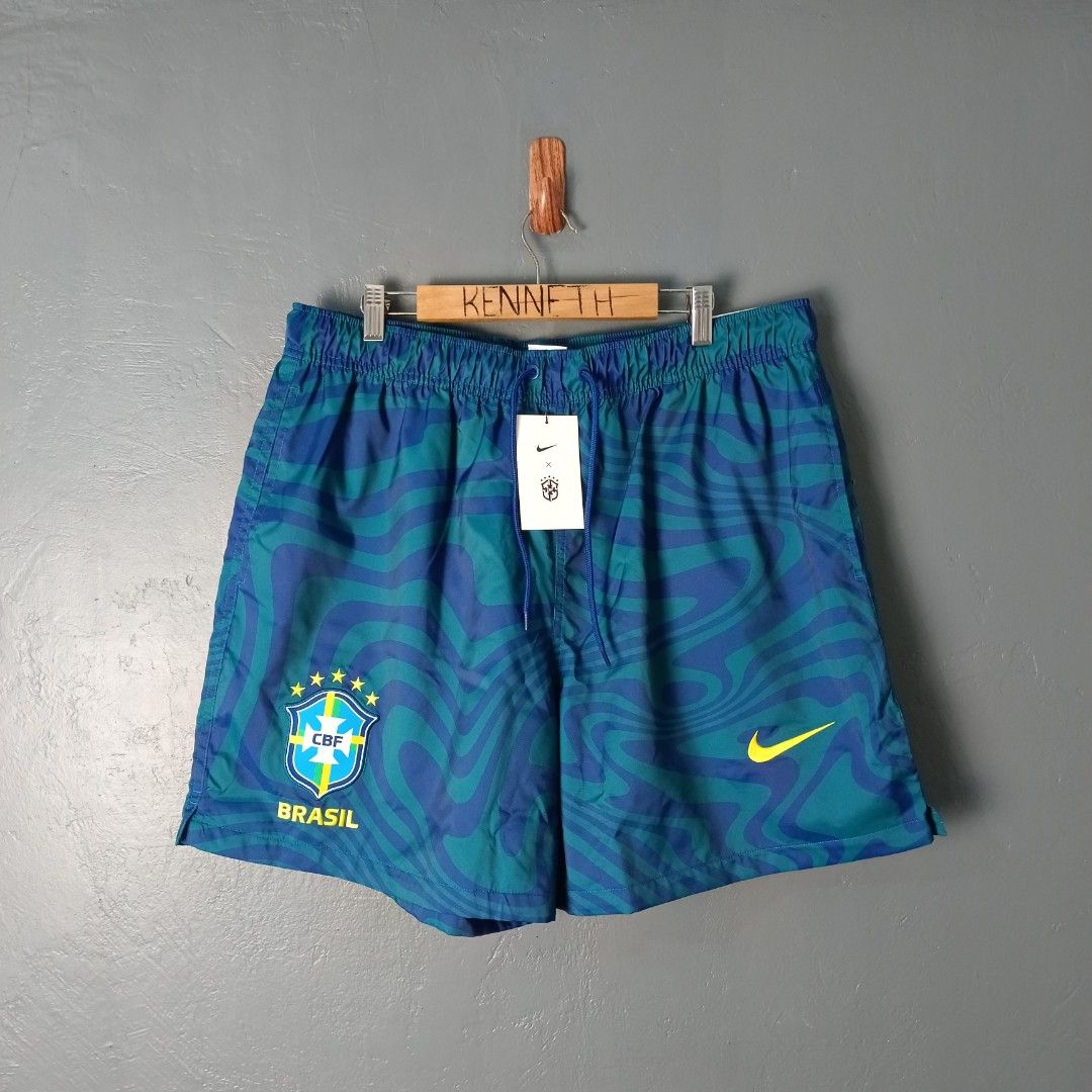 For Men - Nike x Brazil (Category: Shorts) located in Bacolod City. Submitted by drop.ph (Listing ID 1465882343, Image 1). Description: Nike x Brazil - Soccer Flow Shorts Authentic *Colour: Geode Teal *Size L *Fits 34-36, Length - 18 *Brand New w Tags *Price: 1,295php *Add SF if outside Bacolod City *These are bought Brand New from the store, they are not thrifted Selling below srp SRP: 2,795php LAST PIECE .