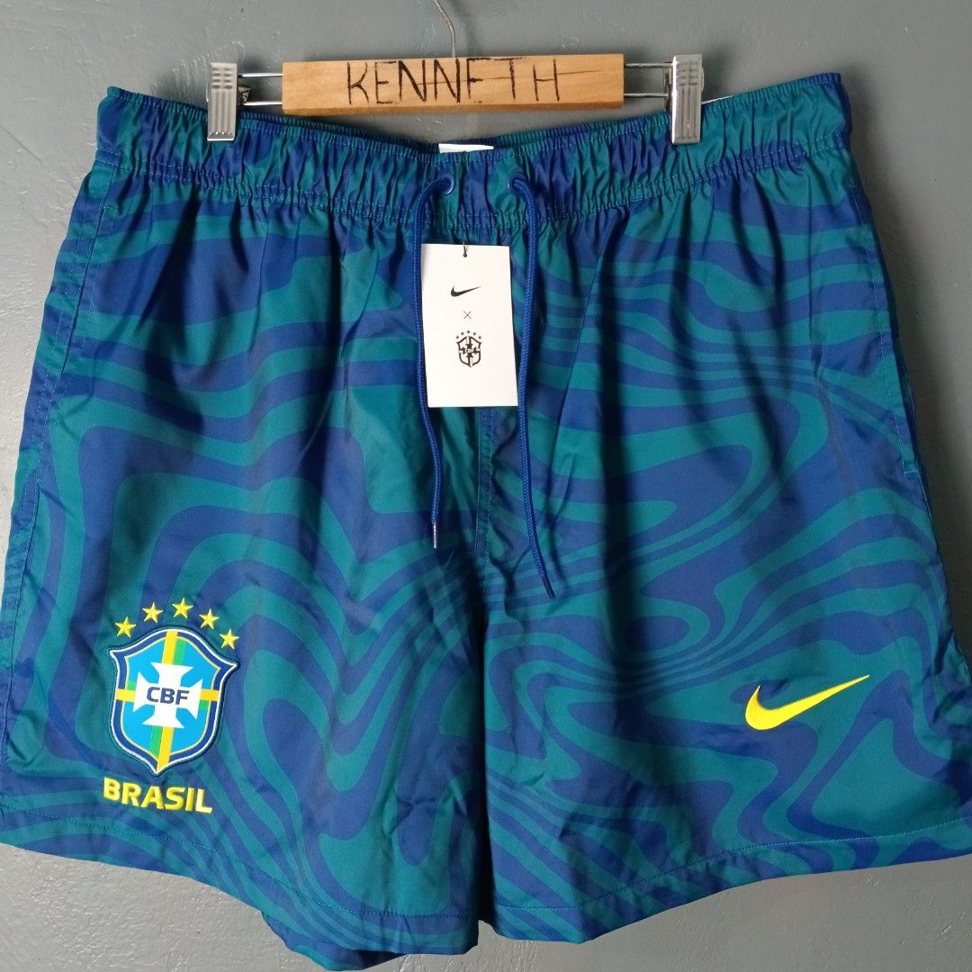 For Men - Nike x Brazil (Category: Shorts) located in Bacolod City. Submitted by drop.ph (Listing ID 1465882343, Image 3). Description: Nike x Brazil - Soccer Flow Shorts Authentic *Colour: Geode Teal *Size L *Fits 34-36, Length - 18 *Brand New w Tags *Price: 1,295php *Add SF if outside Bacolod City *These are bought Brand New from the store, they are not thrifted Selling below srp SRP: 2,795php LAST PIECE .