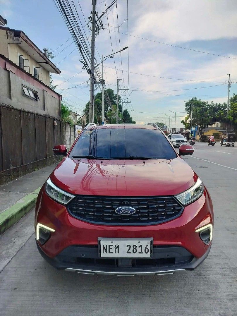 Ford territory 2022 trend Auto (Category: Used Cars) located in Quezon City. Submitted by markgolveo (Listing ID 1465951690, Image 3). Description: Ford Territory 2022 Model Red Variant Family owned car can do meetups for viewing within cavite areas or metro manila near QC or Paranaque Valley One (Weekends) Can accept via bank transfers or cash payments good overall engine smooth driving no known or hidden issues. Good interior as good as new Goo