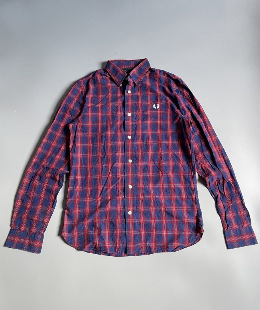 Fred Perry Checkerd Longsleeve (Category: Activewear) located in Taguig. Submitted by _curatedfits (Listing ID 1465873001, Image 1). Description: Fred Perry Checkerd Longsleeve Size: Small Width 18 Length 27 Sleeve 25 No flaws - 950 Dm! .