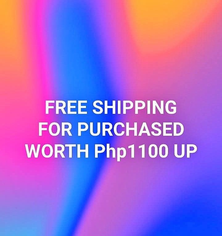 FREE SHIPPING FOR PURCHASED WORTH Php1100 UP (Category: Announcements) located in Manila. Submitted by truecrystal-1407 (Listing ID 1465952981, Image 1). Description: .