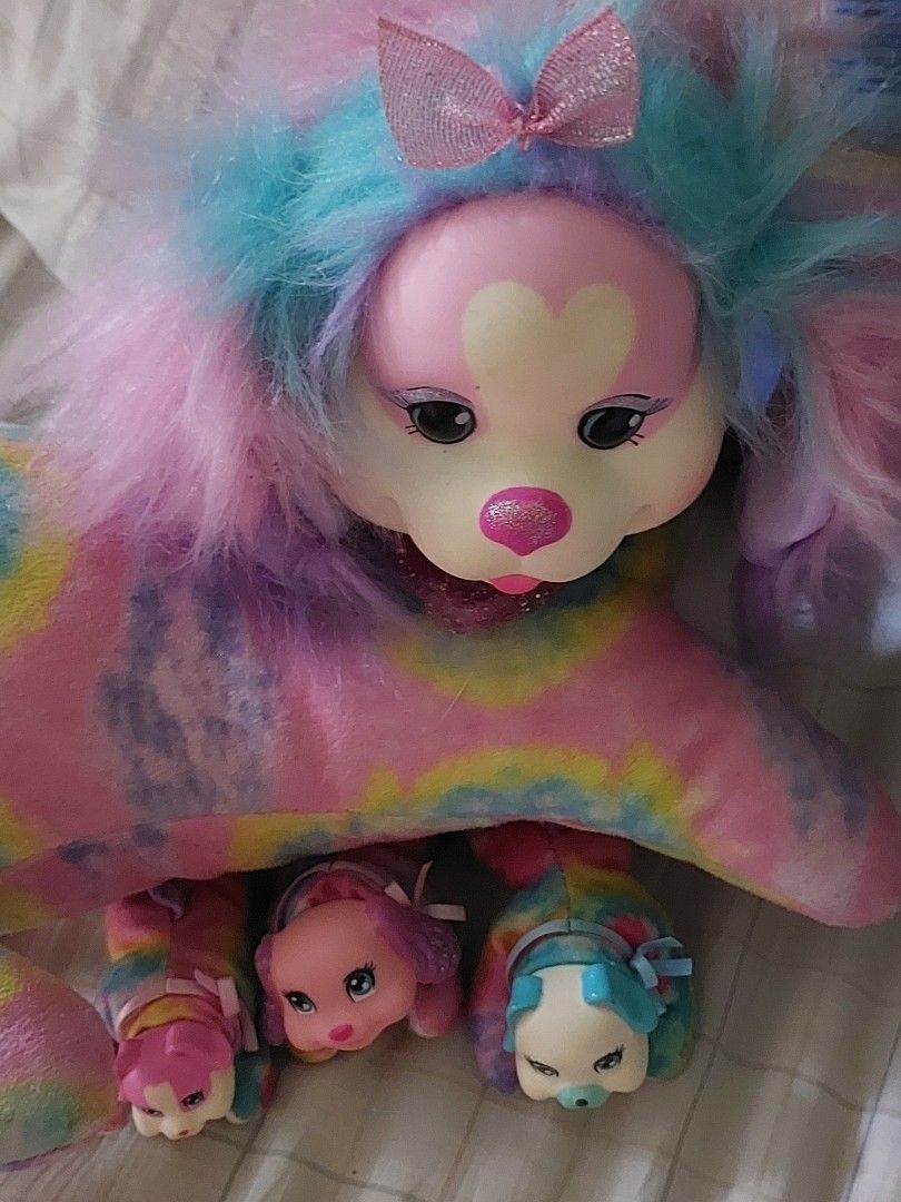 FS PUPPY SURPRISE STUFF TOY !! (Category: Plushies & Soft Toys) located in Las Pinas. Submitted by g.bonx (Listing ID 1465788480, Image 1). Description: puppy surprise fs! taffy she comes with 3 babies exact 🐾 used only for display purposes ° preloved / authentic ° kinda worn out ° vintage ° htf ° rfs: needs spacing 🫠 fixed price 800 lp: 600 ° MOP: GCASH ° MOD: JNT EXPRESS DM if interested 📩‼️.