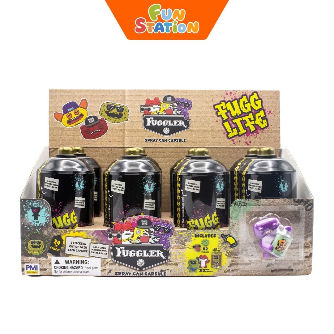 Fuggler Fugg Life Street Graffiti Spray Can Capsule Blind Box ( 1 ...