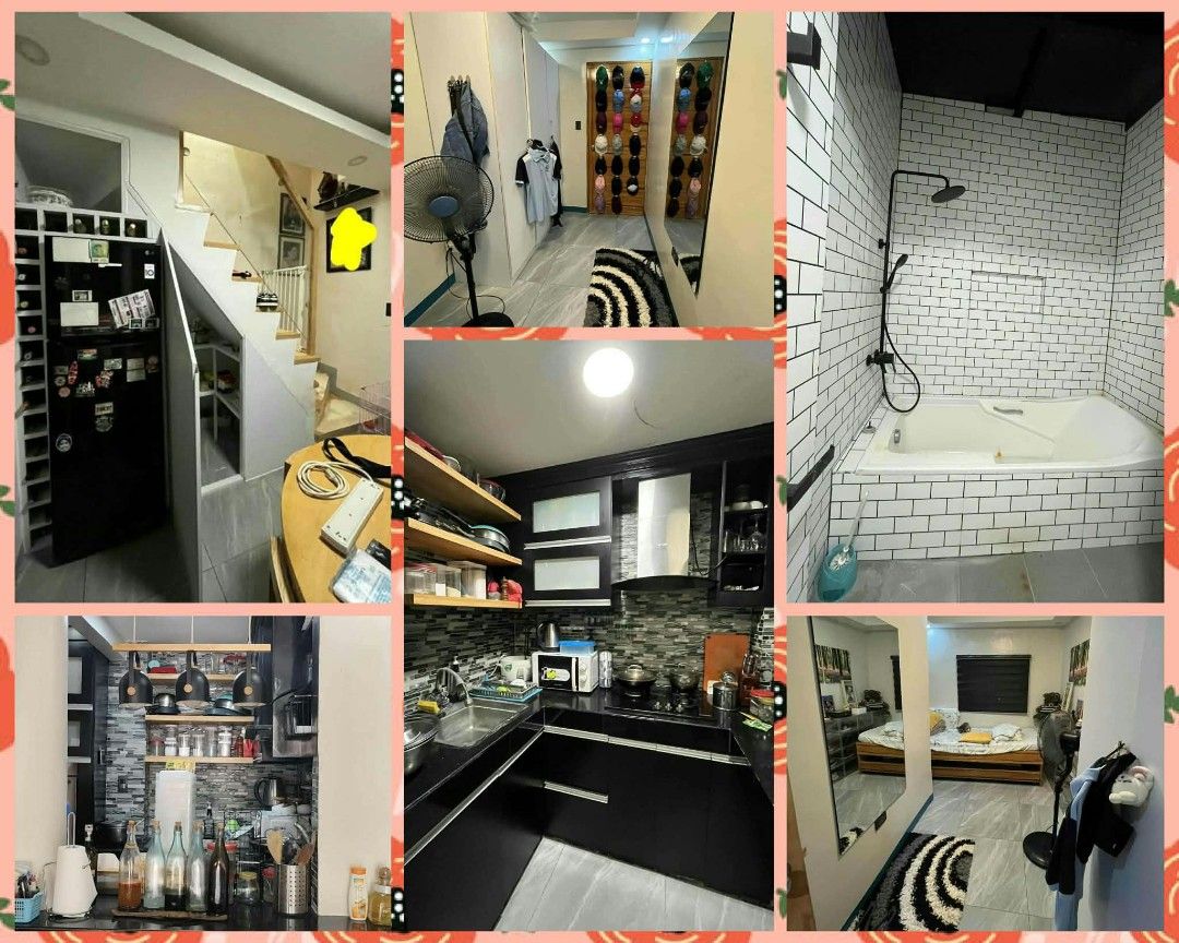 Fully Furnished Modern Townhouse Interior Setup (Category: House & Lot) located in Bacoor. Submitted by kurizu16 (Listing ID 1465945910, Image 1). Description: FOR SALE OR HOUSE FOR RENT‼️‼️ 2.7M 1.7M LIPAT AGAD 1M 2YEARS TO PAY VIA PDC OR FOR REN 17K Message me MAXIMUM OF 4 PERSON PET ALLOWED FULLY FURNISHED FULLY RENOVATED 3 BEDROOM 3 BATHROOM 1 BATHTUB GATED 1 GARAGE TERRACE MAIN ROAD NEAR GATE ALL CR HAS BIDET , FLASH AND SHOWER INCLUSION 2 A