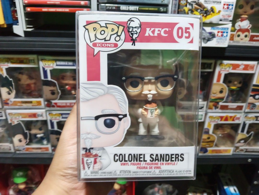 Funko Pop KFC Colonel Sanders (Category: Figurines & Statues) located in Caloocan City. Submitted by jbfuenzalida27 (Listing ID 1465798308, Image 1). Description: Funko pop with free protector KFC Colonel sanders Price: 500 Meetup: c3 caloocan or pick up.